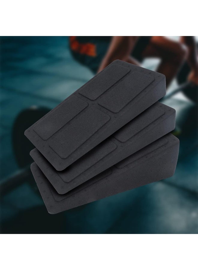 jaexest لوح مائل لتمديد ربلة الساق، طقم من 3 قطع - منصة إسفينية قابلة للتعديل بزاوية 8.5°-34° لتمارين القرفصاء والعلاج الطبيعي، بتصميم مضاد للانزلاق ويتحمل حتى 450 رطلاً - Image 2